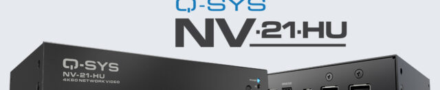 Q-SYS Introduces its Newest Network Video Endpoint