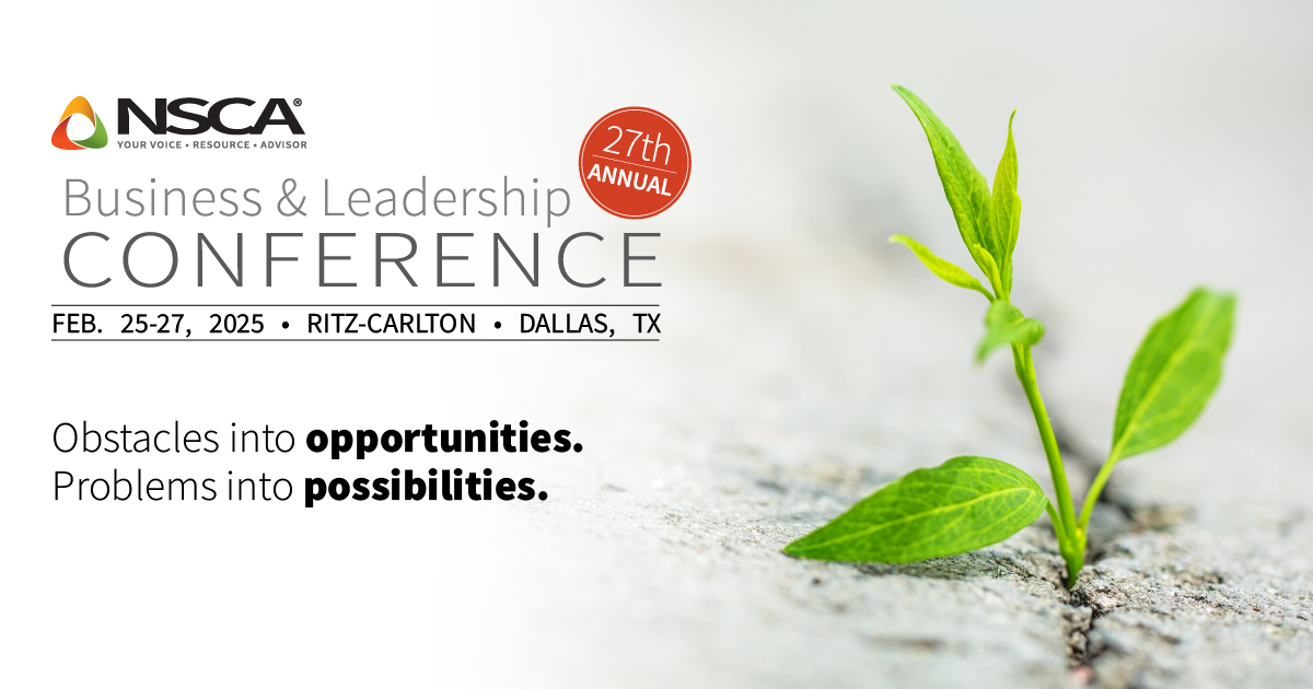 Business & Leadership Conference 2025 Press Release NSCA