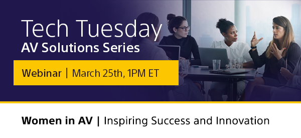 women in av sony webinar