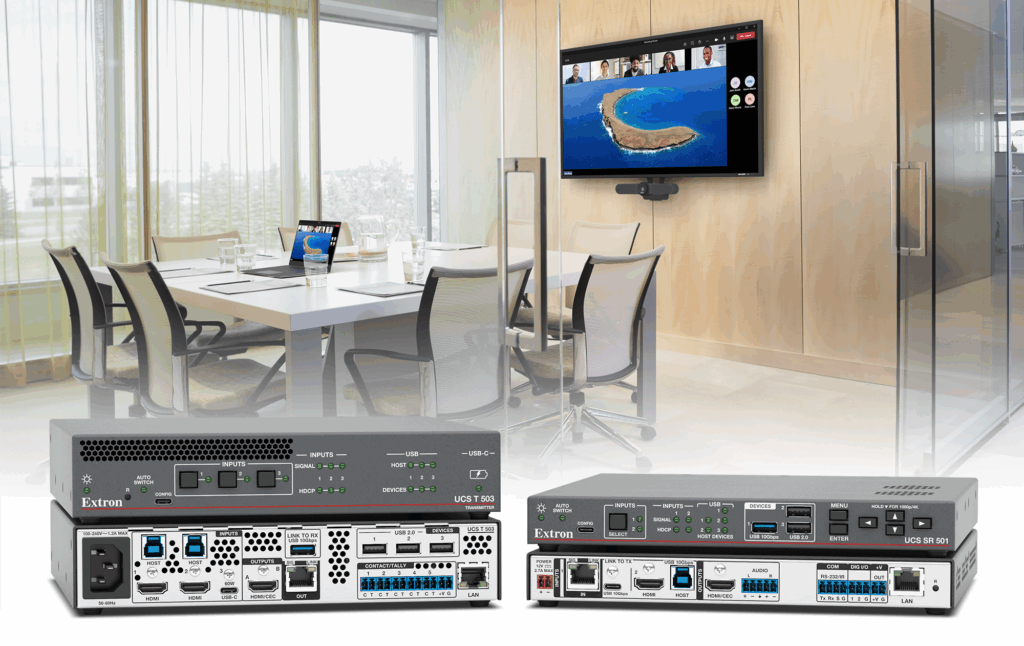 Extron 4K USB-C Collaboration Switcher