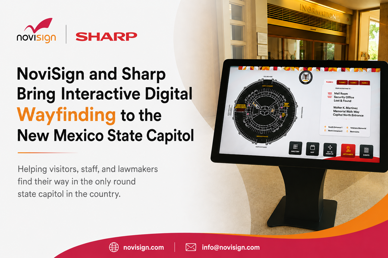 Sharp x NoviSign - New Mexico State