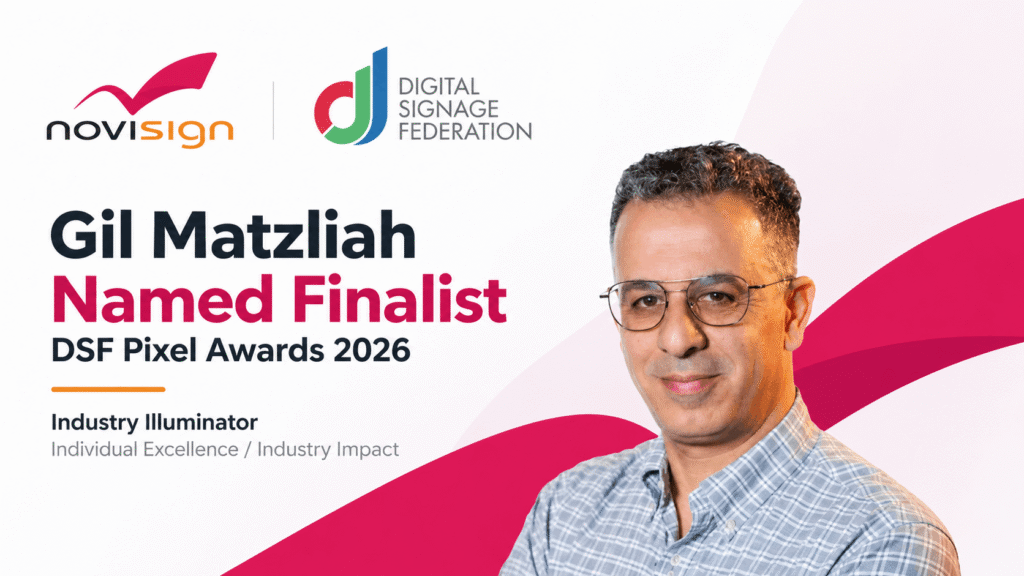 NoviSign CEO Gil Matzliah PR