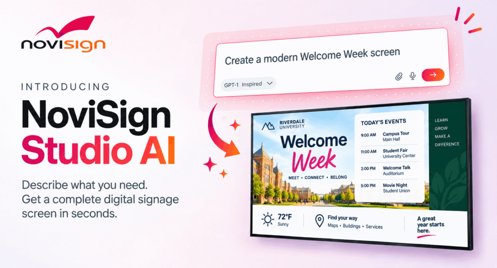NoviSign Features AI Component