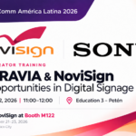 Sony and NoviSign to Co-Exhibit and Train Integrators on NoviSign at InfoComm América Latina 2026